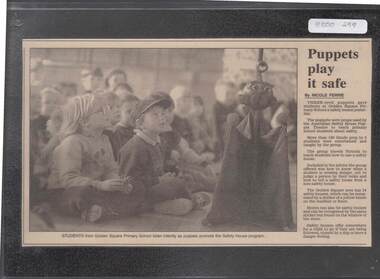 Document - GOLDEN SQUARE P.S. LAUREL ST. 1189 COLLECTION: NEWSPAPER ARTICLE