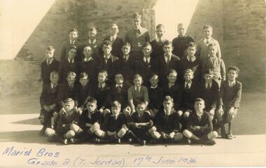 Photograph - JORDAN COLLECTION: GRADE 8 MARIST BROS, 17th June 1969