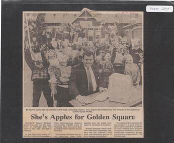 Photograph - GOLDEN SQUARE P.S. LAUREL ST. 1189 COLLECTION:  APPLE COMPUTERS