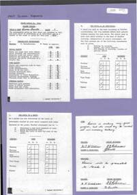 Administrative record - GOLDEN SQUARE P.S. LAUREL ST. 1189 COLLECTION:  LEONIE SAVILLE, SCHOOL REPORT