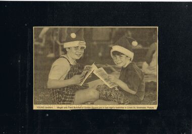Newspaper - GOLDEN SQUARE P.S. LAUREL ST. 1189 COLLECTION: NEWSPAPER CUTTINGS