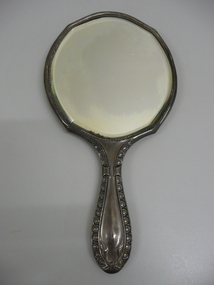 Domestic Object - FAVALORO COLLECTION: SILVER HAND MIRROR, 1856