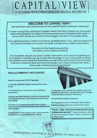 Document - MERLE HALL COLLECTION: ISSUE OF ''CAPITAL VIEW''