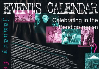 Document - MERLE HALL COLLECTION: ISSUE OF EVENTS CALENDAR COGB CULTURAL DEVELOPMENT & EVENTS 2000