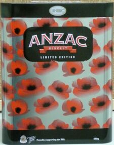 Container - ANZAC COLLECTION:  BISCUIT TIN, 27th January, 2017