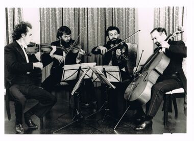 Photograph - MERLE HALL COLLECTION: PHOTGRAPHS OF AUSTRALIAN STRING QUARTET