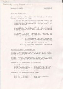 Document - SANDHURST BOYS CENTRE COLLECTION: BUSINESS PLAN