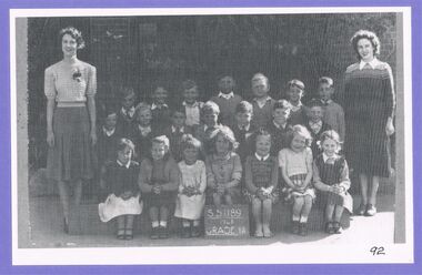 Photograph - GOLDEN SQUARE LAUREL STREET P.S. COLLECTION: CLASS PHOTOGRAPH