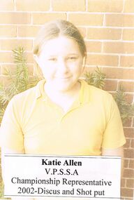 Photograph - GOLDEN SQUARE LAUREL STREET P.S. COLLECTION: PHOTOGRAPH OF KATIE ALLEN 2002