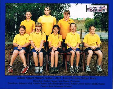 Photograph - GOLDEN SQUARE LAUREL STREET P.S. COLLECTION: PHOTOGRAPH - LAUREL ST BLUE NETBALL TEAM 2002