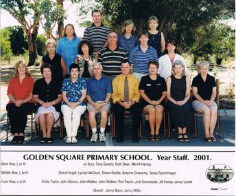 Photograph - GOLDEN SQUARE LAUREL STREET P.S. COLLECTION: PHOTOGRAPH - GSPS YEAR STAFF 2001