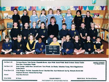 Photograph - GOLDEN SQUARE MAPLE STREET P.S. COLLECTION: PHOTOGRAPH - GSPS GRADE PREP N 1999