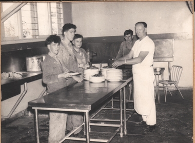 Photograph - SANDHURST BOYS CENTRE COLLECTION: MEAL TIME SERVICE
