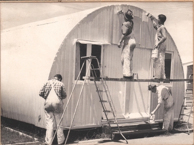 Photograph - SANDHURST BOYS CENTRE COLLECTION: PAINTING OF NISSEN HUT