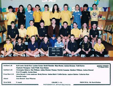 Photograph - GOLDEN SQUARE LAUREL STREET P.S. COLLECTION: PHOTOGRAPH - GSPS GRADE 3-4A 1999