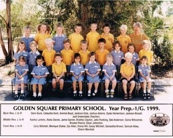 Photograph - GOLDEN SQUARE LAUREL STREET P.S. COLLECTION: PHOTOGRAPH - GSPS YEAR PREP.-1/G 1999