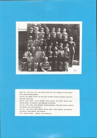 Photograph - GOLDEN SQUARE LAUREL STREET P.S. COLLECTION: CLASS PHOTO