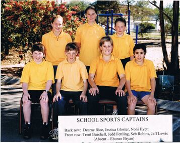 Photograph - GOLDEN SQUARE LAUREL STREET P.S. COLLECTION: PHOTOGRAPH - SCHOOL SPORTS CAPTAINS 1999