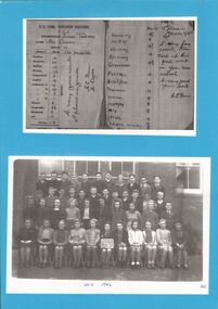 Photograph - GOLDEN SQUARE LAUREL STREET P.S. COLLECTION: EXAMINATION CARD, CLASS PHOTOGRAPH