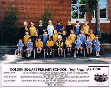 Photograph - GOLDEN SQUARE LAUREL STREET P.S. COLLECTION: PHOTOGRAPH - GSPS YEAR PREP.-1/G 1998