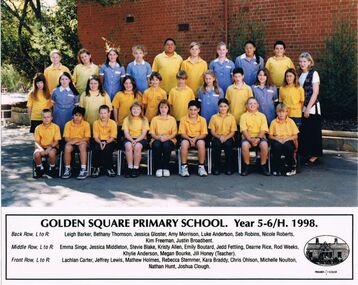 Photograph - GOLDEN SQUARE LAUREL STREET P.S. COLLECTION: PHOTOGRAPH - GSPS YEAR 5-6/H 1998