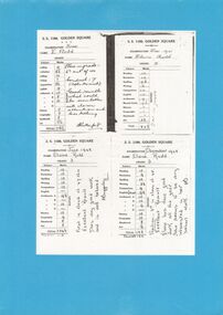 Document - GOLDEN SQUARE LAUREL STREET P.S. COLLECTION: EXAMINATION CARDS