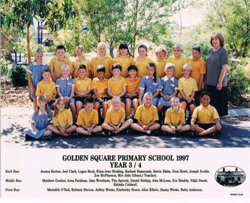 Photograph - GOLDEN SQUARE LAUREL STREET P.S. COLLECTION: PHOTOGRAPH - GSPS 1997 YEAR 3/4