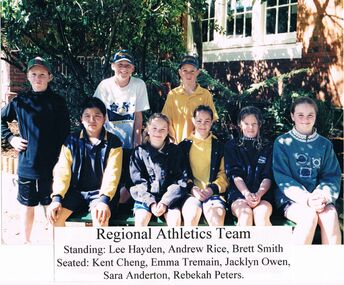 Photograph - GOLDEN SQUARE LAUREL STREET P.S. COLLECTION: PHOTOGRAPH - REGIONAL ATHLETICS TEAM 1996