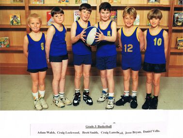 Photograph - GOLDEN SQUARE LAUREL STREET P.S. COLLECTION: PHOTOGRAPH - GRADE 3 BASKETBALL 1993