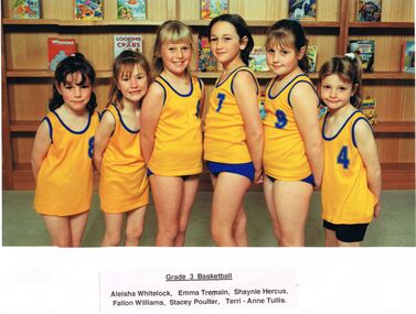 Photograph - GOLDEN SQUARE LAUREL STREET P. S. COLLECTION: PHOTO - GRADE 3 BASKETBALL 1993