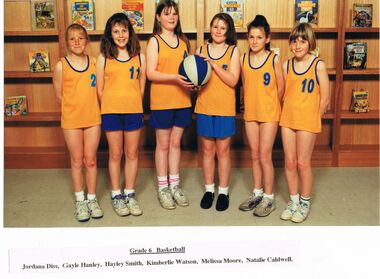 Photograph - GOLDEN SQUARE LAUREL STREET P.S. COLLECTION: PHOTOGRAPH - GSPS GRADE 6 BASKETBALL TEAM 1993