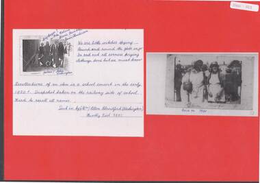 Document - GOLDEN SQUARE P.S. LAUREL ST. 1189 COLLECTION: LETTER AND PHOTO