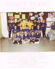 Photograph - GOLDEN SQUARE LAUREL STREET P.S. COLLECTION: G S PRIMARY SCHOOL REGIONAL ATHLETICS TEAM