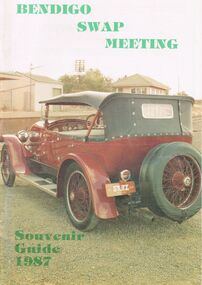 Book - JOAN O'SHEA COLLECTION: 1987 BENDIGO SWAP MEET SOUVENIR GUIDE, 1987