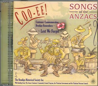 Audio - ANZAC COLLECTION:  CD AND TRANSCRIPT OF SONGS