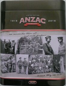 Container - ANZAC COLLECTION:  BISCUIT TIN