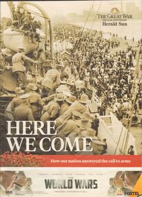Newspaper - ANZAC COLLECTION:  THE GREAT WAR HERALD SUN BOOKLET