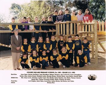 Photograph - GOLDEN SQUARE LAUREL STREET P.S. COLLECTION: GOLDEN SQUARE PRIMARY SCHOOL GRADE 2/3 1995