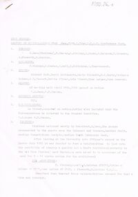 Document - MERLE HALL COLLECTION: COMMITTEE MEETING DOCUMENTS (MINUTES ETC.)