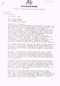 Document - MERLE HALL COLLECTION: THE 'CREATIVE VILLAGE' PROJECT 1995
