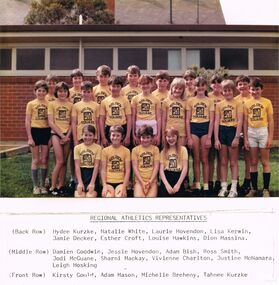 Photograph - GOLDEN SQUARE LAUREL STREET P.S. COLLECTION: PHOTOGRAPH REGIONAL ATHLETICS REPRESENTATIVES