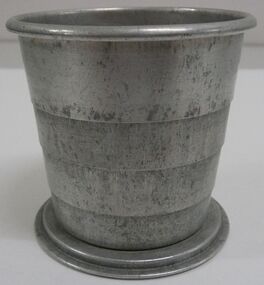 Domestic Object - GOLDEN SQUARE PRIMARY SCHOOL COLLECTION: COLLAPSIBLE ALUMINIUM DRINKING VESSEL