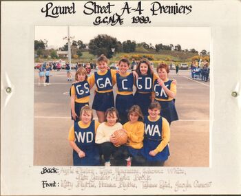 Photograph - GOLDEN SQUARE PRIMARY SCHOOL COLLECTION:  A4 PREMIERS GCNA 1989