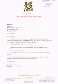 Newspaper - GOLDEN DRAGON MUSEUM COLLECTION: DOCUMENTS