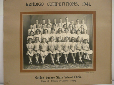 Photograph - GOLDEN SQUARE STATE SCHOOL COLLECTION: BENDIGO COMPETITIONS 1941, 1941
