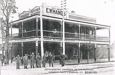 Photograph - RANDALL COLLECTION: E.W.HANDS , BUTCHERS & POULTERER