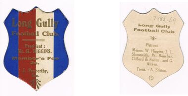 Document - RANDALL COLLECTION: LONG GULLY FOOTBALL CLUB