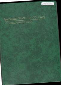 Document - MERLE HALL COLLECTION: ARTS BENDIGO ACCOUNTS BOOK 1989 TO 2001