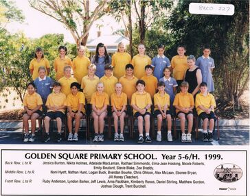 Photograph - GOLDEN SQUARE LAUREL STREET P.S. COLLECTION: YEAR 5-6H 1999