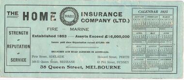 Document - RANDALL COLLECTION: THE HOME INSURANCE COMPANY ( LTD)